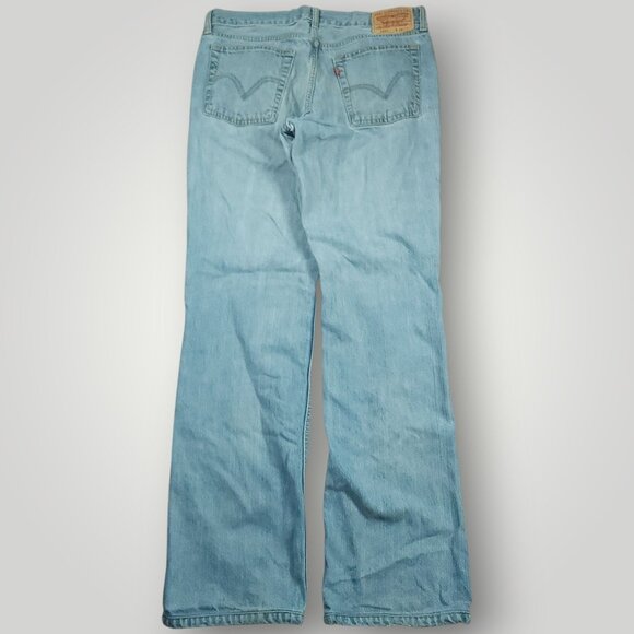 Levi's 531 Jeans Mens 34x30 Athletic Slim Fit Low Rise Distressed Medium Wash - Picture 2 of 8